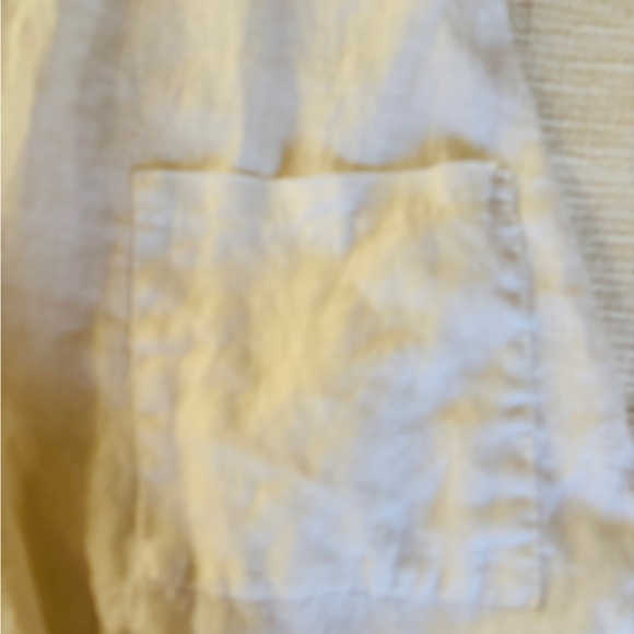 Made in Italy White Linen Midi Casual Dress 6 Long Lightweight Women’s 6 Long - Picture 10 of 11